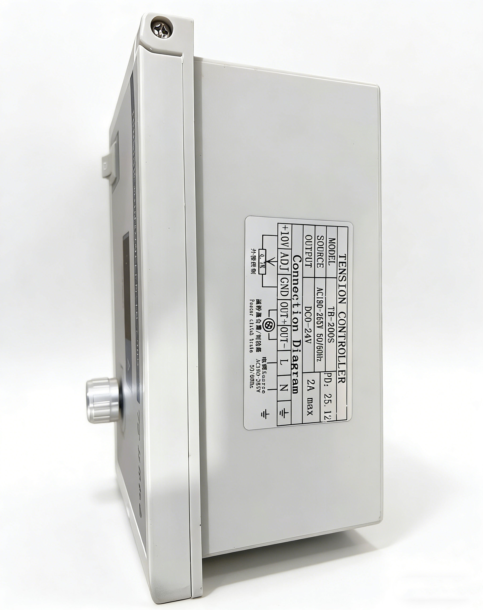 Kit de frein &agrave; particules magn&eacute;tiques &agrave; arbre unique s&eacute;rie FZ-D, 6 Nm-50 Nm, avec contr&ocirc;leur de tension TB-200S